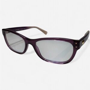 Coach Eyeglasses Frames HC6082 - 5351 (Crys Plum/Crys Plum Blush Grad) 52•17•135